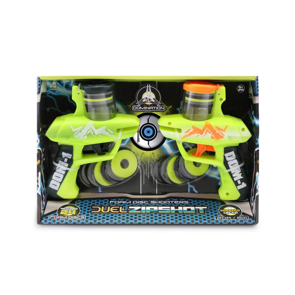 Amazon.com: Lanard Duel Disc Domination Zip Shot : Sports
